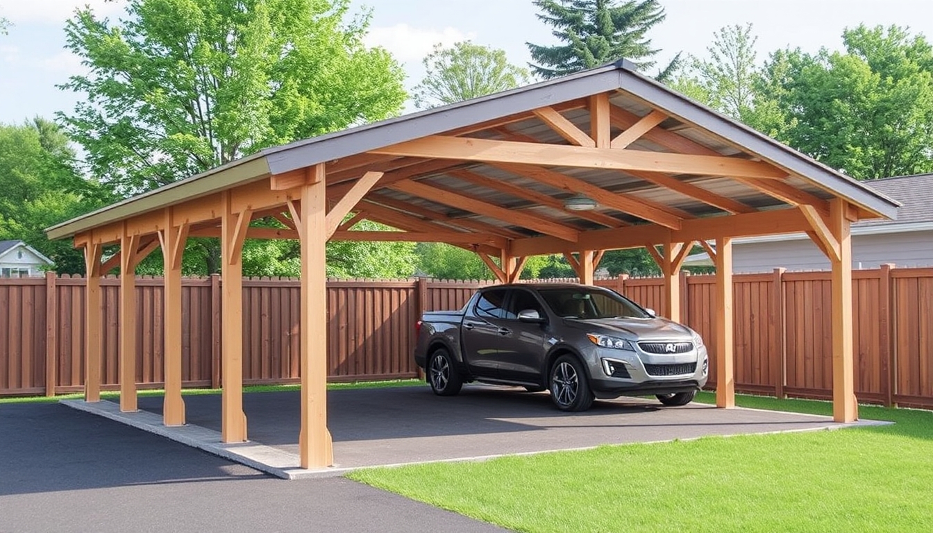 Craft Your Own Convenient Car Port A DIY Guide to Building a Sheltered Haven