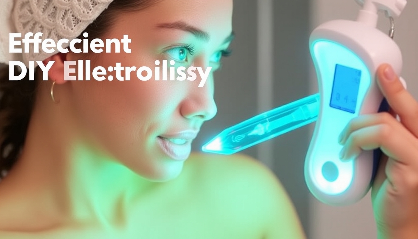 Efficient and Safe DIY Electrolysis Achieve Smooth, Hair-Free Skin at Home