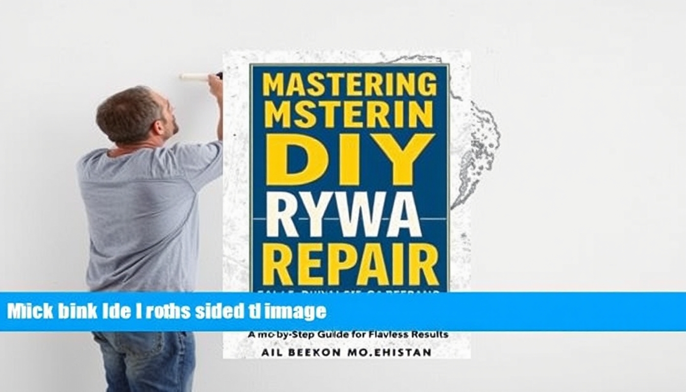 Mastering DIY Drywall Repair A Step-by-Step Guide for Flawless Results