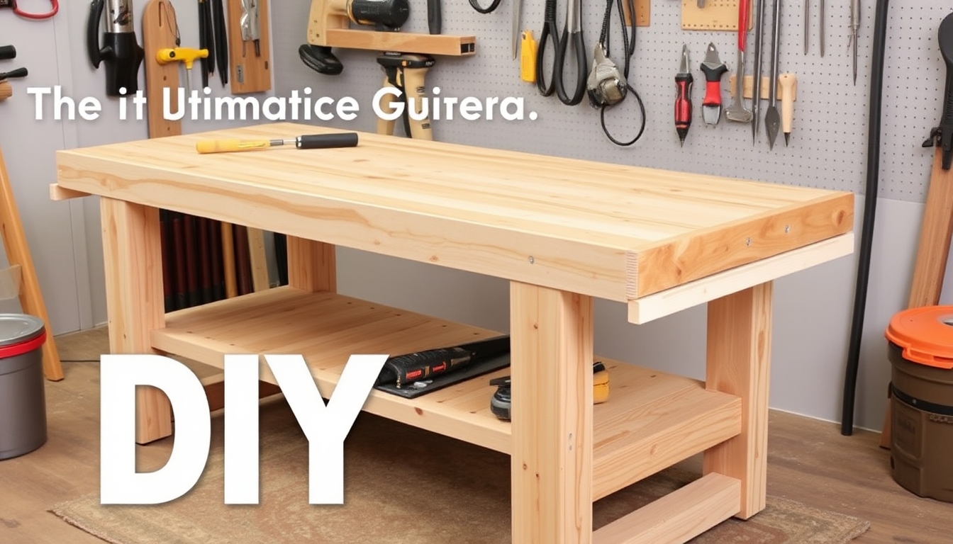 The Ultimate Guide to Building a DIY Workbench Tips, Tools, and Step-by-Step Instructions